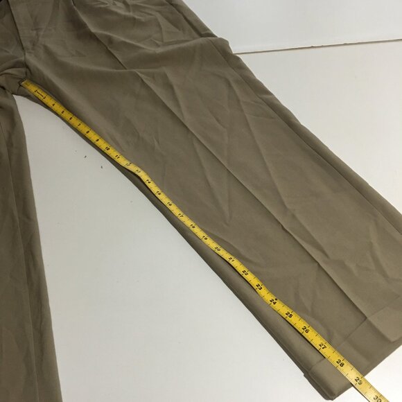 Haggar Classic Fit Dress Pants Premium Comfort Size 40x29 NWT Khaki - Picture 10 of 11